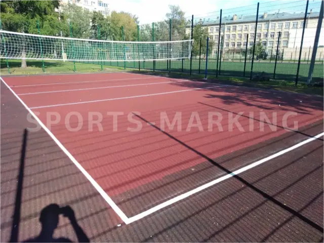 Разметка спортивной площадки — работа Sports-Marking
