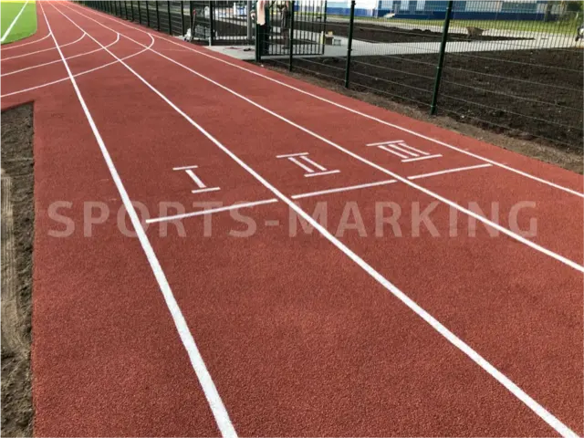 Разметка спортивной площадки — работа Sports-Marking