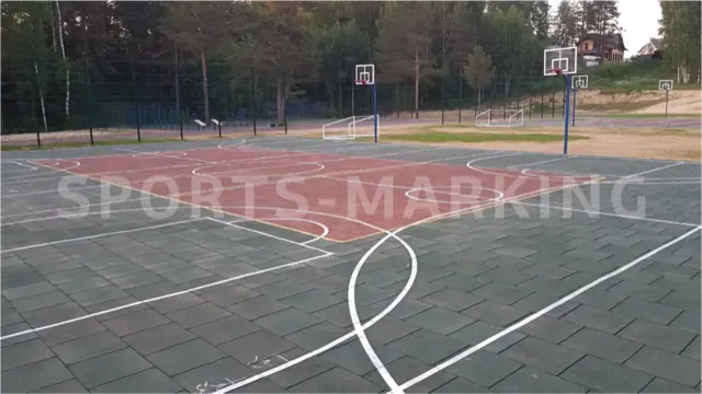 Разметка спортивной площадки — работа Sports-Marking