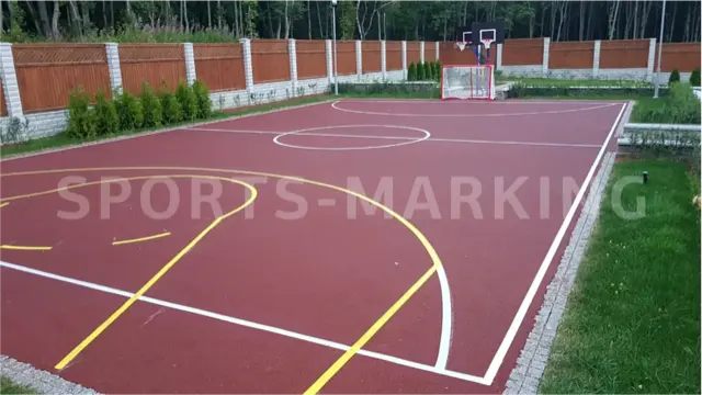 Разметка спортивной площадки — работа Sports-Marking