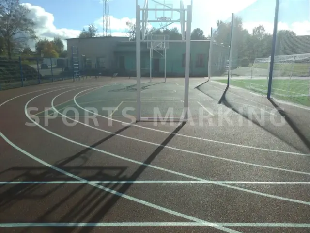 Разметка спортивной площадки — работа Sports-Marking