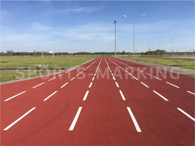 Разметка спортивной площадки — работа Sports-Marking