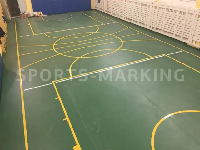 Разметка спортивной площадки — работа Sports-Marking