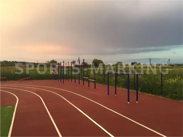 Разметка спортивной площадки — работа Sports-Marking
