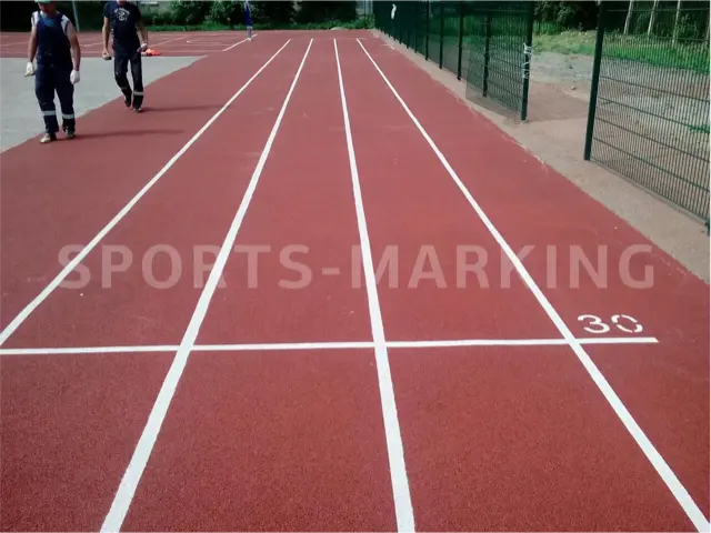 Разметка спортивной площадки — работа Sports-Marking