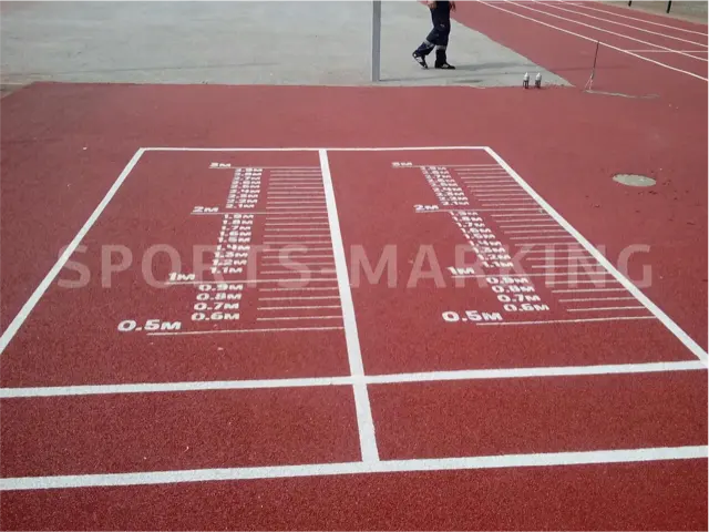 Разметка спортивной площадки — работа Sports-Marking