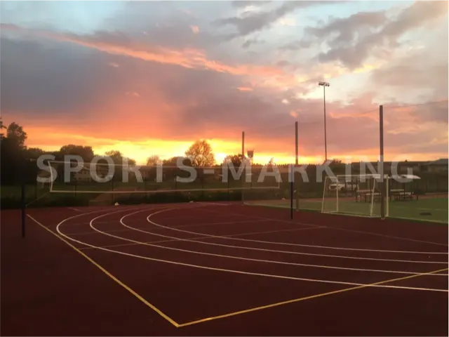 Разметка спортивной площадки — работа Sports-Marking