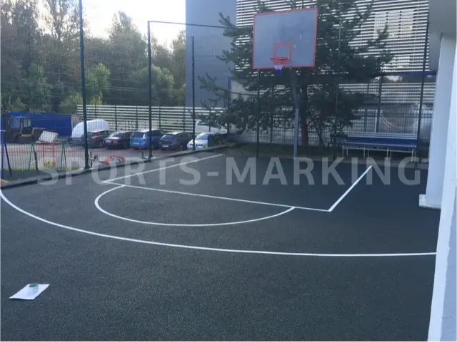 Разметка спортивной площадки — работа Sports-Marking
